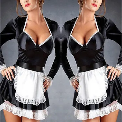 New Funny Lingerie Sexy Maid Fancy Dress Dress Party Role Play Uniform Gift • $29.99