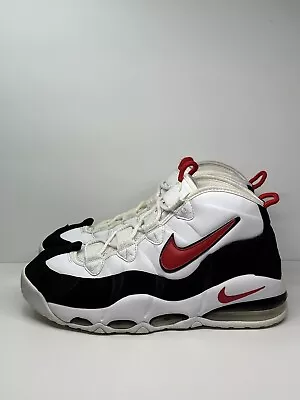 Nike Air Max Uptempo 95 White Red Black Retro Sneaker CK0892-101 Men's Size 11.5 • $59.99