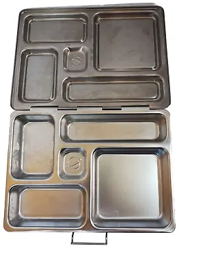 PLANETBOX Rover Stainless Steel Metal 5 Compartments Bento LUNCH BOX Planet Box • $18.97