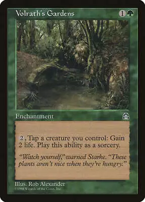 Volrath's Gardens [Stronghold] Magic MTG • $1.45