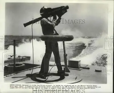 1968 Press Photo Redeye Missile Tested At Pacific Missile Range Point Mugu • $19.99