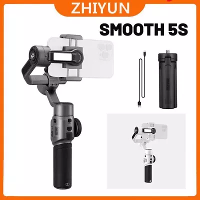 Zhiyun Smooth 5S Gimbal Stabilizer For Smartphone IPhone YouTube TikTok Video • $259