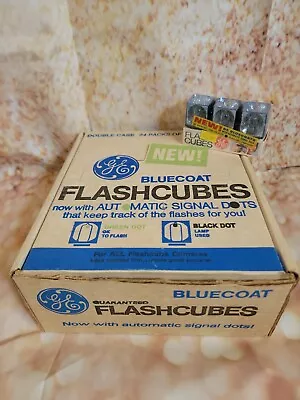 GE Bluecoat Flash Cubes 18 Pack Of 3 Cubes In Display Case New Old Stock • $52.50