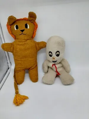 $12 • Buy Vintage Halloween Casper The Friendly Ghost Beanbag Doll And Brown Teddybear
