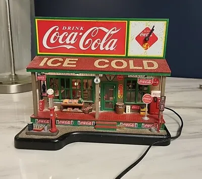  Rare Danbury Mint Coca-cola Country Store Clock Diorama  • $219