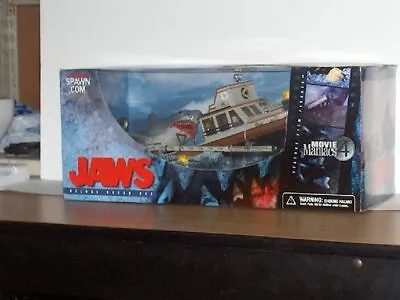2001 McFARLANE TOYS MOVIE MANIACS 4 JAWS DELUXE BOXED SET • $450
