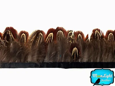 Pheasant Feathers 1 Yard Almond Pheasant Plumage Feather Trim • $11.33