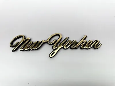 Original Vintage Metal Car Emblem CHRYSLER New Yorker • $21.24