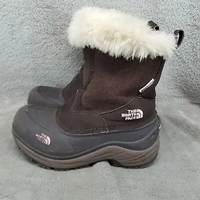 The North Face Shoe Girls 13 Brown Hydro Seal Winter Snow Boots • $29