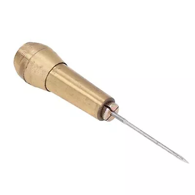Leather Sewing Awl D Stitch Leather Sewing Needle Tool Kit Set With Brass GAW • $8.86