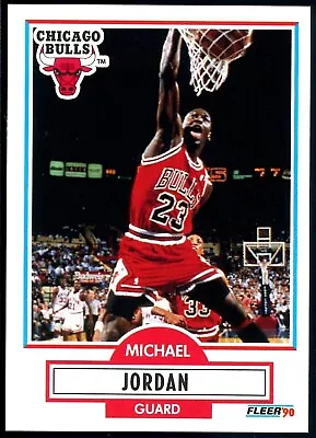 1990 Fleer #26 Michael Jordan Nba Basketball Chicago Iconic Dunk • $14.50