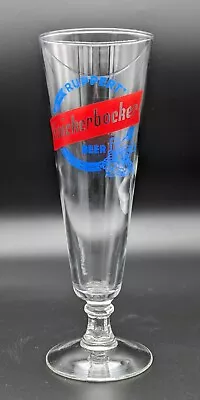 Vintage Ruppert's Knickerbocker Beer Stemmed Pilsner Glass New York 1950s-60s • $21.95