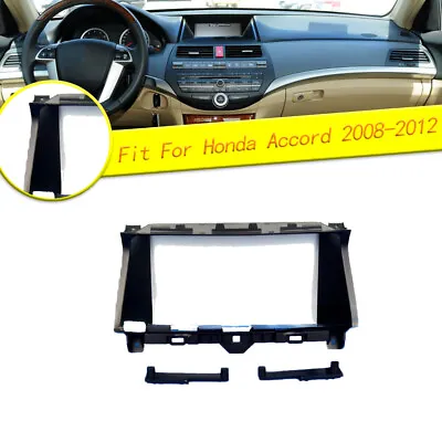 Auto Fascia Stereo Radio Bezel Panel Frame DVD Trim For Honda Accord 2008-2012 • $61.47