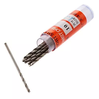 10pcs 0.9mm Micro Hss Straight Shank Drill Bits Premium Twist Bore Bit Set Elect • $10.19