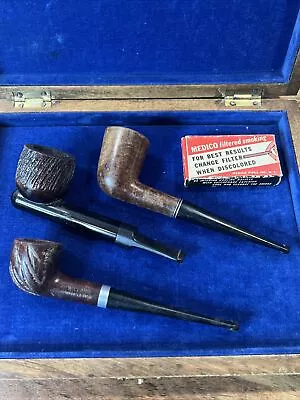 Vintage Tobacco Pipes - Medico Vito And Willard- Set Of 3 • $39.99