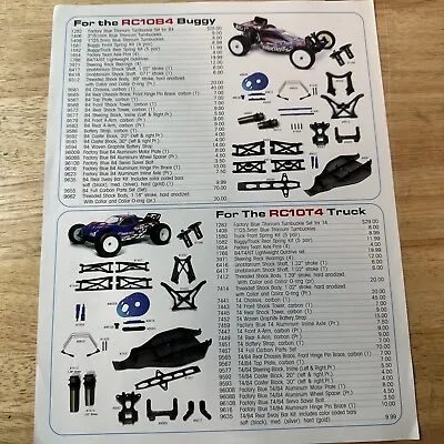 Team Associated B4 T4 Monster GT Factory Team Catalog  • $9.99