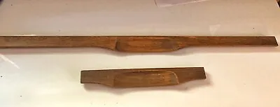 2 VTG Mid Century Modern Danish Teak Wood Center Cup Edge Mount Drawer Pulls • $60