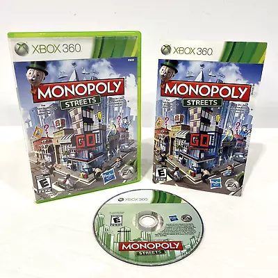 Monopoly Streets Microsoft Xbox 360 Complete Set 2010 Electronic Arts Hasbro • $9.60