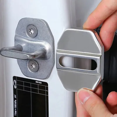 1PC Car Accessories Decor Stainless Steel Car Door Protector Auto Exterior Cover • £3.55