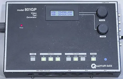 Quantum Data/Teledyne 801GP Portable Video Signal Generator • $999.99