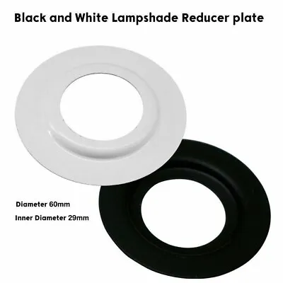 2x Reducer Plates Light Fitting Ring Metal Lamp Shade Washer Adaptor Converter • £3.87