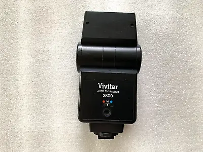 Vivitar 2800  Flash Pentax K1000 Canon AE-1 Minolta X700 Olympus OMG OM10 • $14.89