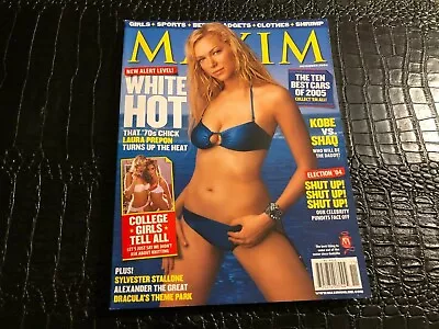 NOVEMBER 2004 MAXIM Magazine (UNREAD And NO LABEL ) - LAURA PREPON • $15