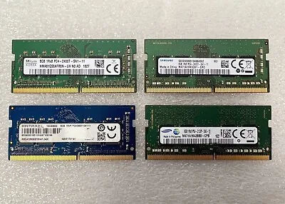 8GB DDR4 Laptop RAM PC4-2400T Mix Brand Samsung SK Hynix (1x8GB) TESTED &WORKING • £24.99