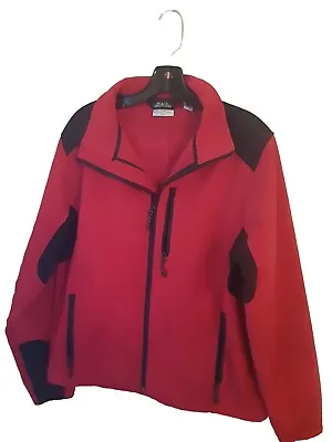 Black Diamond Double Diamond Men's Jacket Long Sleeve Red Size L Classic Rare !! • $24