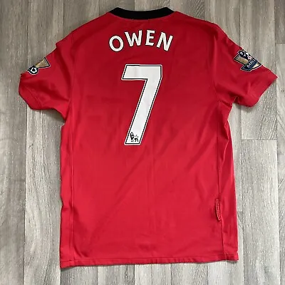 £29.99 • Buy Nike Manchester United Home Shirt Top 2010/2011  Size S Champions Gold OWEN