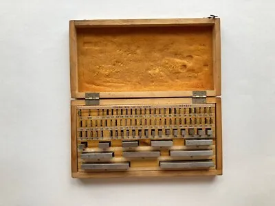 Precision Metric Gauge Block (112 Pcs) USSR. Set Of End Measures 1-N1 GOST 9038 • $270