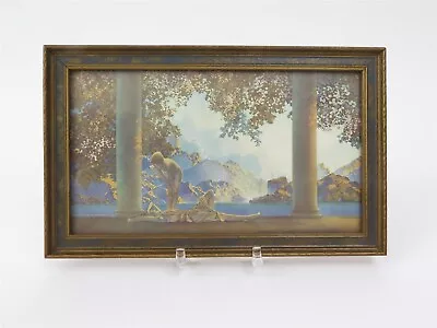 1920s Framed Small Maxfield Parish  Daybreak  Lithograph Approx. 11  X 7   • $63.41