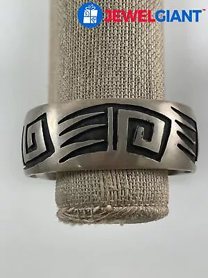 Navajo Hopi Sterling Silver 7.25 Inch Cuff-bracelet Heavy 46.5 G #ey678 • $18.50
