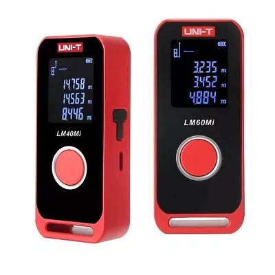 UNI-T Mini Rangefinder Digital Laser Distance Meter Rechargeable Self Calibrate • $35.01