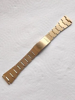 Vintage MIDO Steel Gold Plated Bracelet 20 Mm • $99.56
