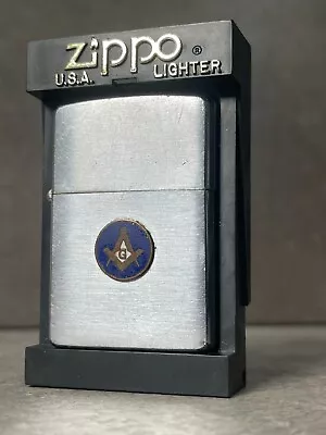 Zippo 1950's Patent 2517191 Pending - Free Masons Vintage Lighter • $126.23