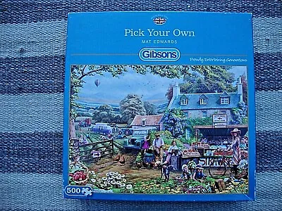 £3.99 • Buy Gibsons 500 Piece Puzzle - Pick Your Own By Mat Edwards - Complete