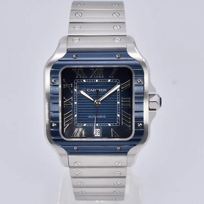 £6295 • Buy Cartier Santos De Cartier WSSA0048 | Excellent Full Set 2022 | 8 Year Warranty
