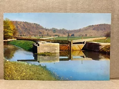 Millville Locks On Whitewater Canal At Metamora Indiana Chrome Postcard 651 • $2.40