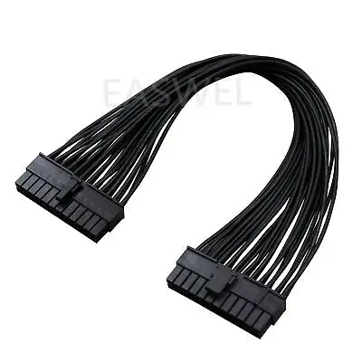 ATX 24Pin To 20+4Pin Power Supply Cable PSU 20 Pin Male Convert To 24Pin Male • £5.46