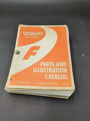 1982 83 84 85 86 Chevrolet Camaro F Parts Illustration Catalog Book • $42