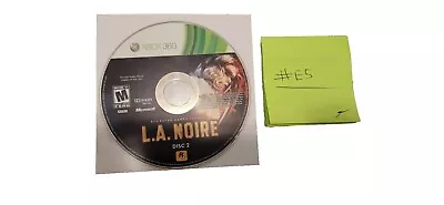 L.A. Noire - Disc #2 (Xbox 360 2011) TESTED Same Day Ship Read Desc • $9.99