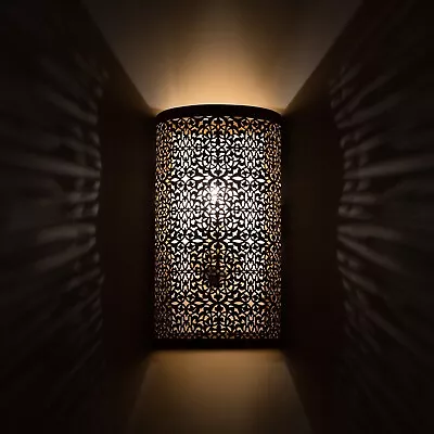 Luxurious Moroccan Wall Lamp Antique Brass Wall Lamp • $90