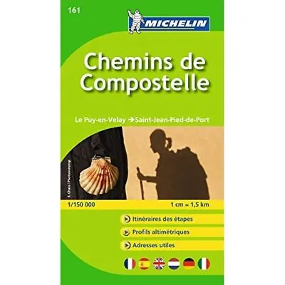 Le Chemin De Compostelle -� Zoom Map 161: Map (Michelin - Sheet Map NEW  01/01/2 • £7.42