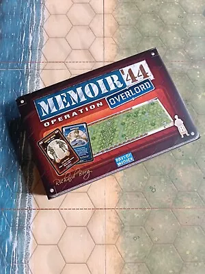 Memoir 44 OVERLORD BOX: CARDS IN SHRINK UNPUNCHED CHITS RULEBOOK NO DICE • $5.95