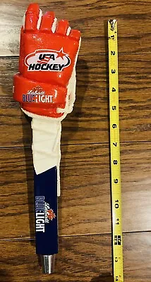 Labatt Blue Light - Maple Leaf - Beer Tap Handle Usa Hockey Glove Stick Beer • $59.99