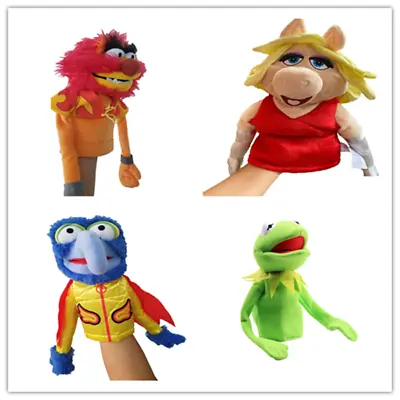 New The Muppets Show Kermit Frog Miss Piggy Animal Gonzo Plush Hand Puppet 4pcs • $32.88