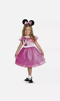 Halloween Disney Minnie Mouse Dress & Headpiece Costume Size 2T NWT Target Exc. • $18.16