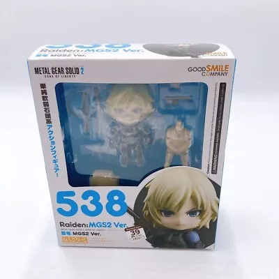 Nendoroid Metal Gear Solid2 Sons Of Liberty Raiden MGS2 Ver. Figure #538 • $198