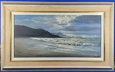 Violet Parkhurst  Pacific Seascape  Painting Framed Canvas 36  X 18  • $2500